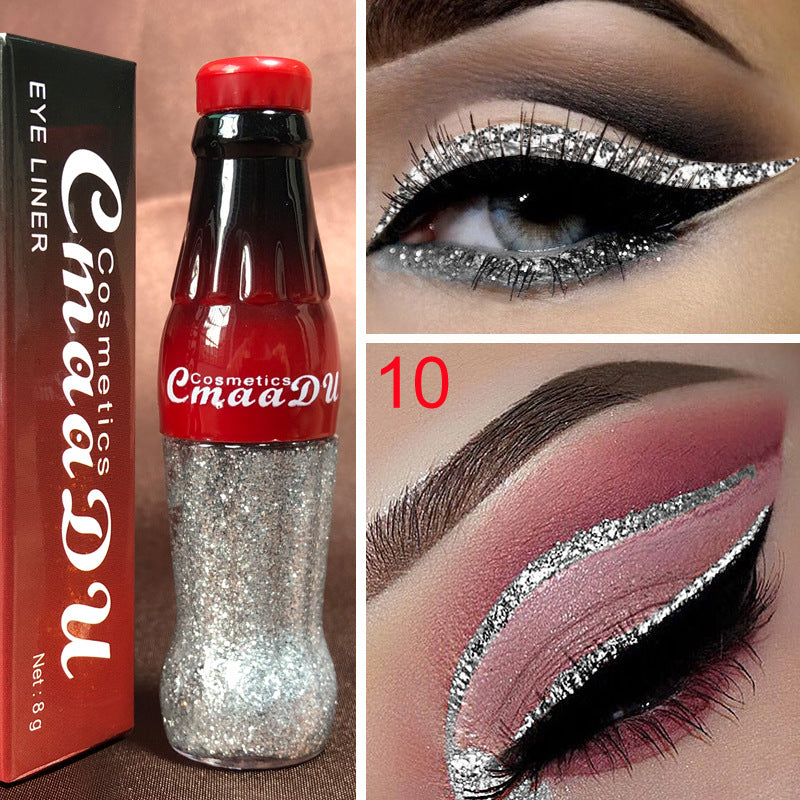 Waterproof Glitter Eyeliner Pencil for Women Party & Daily Makeup - 12 Colors