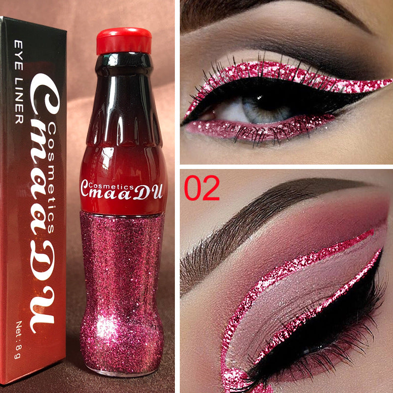 Waterproof Glitter Eyeliner Pencil for Women Party & Daily Makeup - 12 Colors