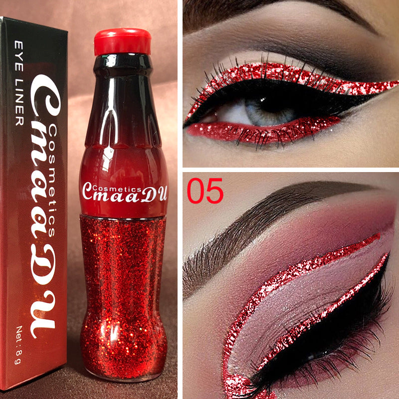 Waterproof Glitter Eyeliner Pencil for Women Party & Daily Makeup - 12 Colors