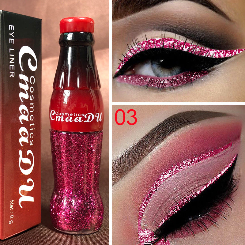 Waterproof Glitter Eyeliner Pencil for Women Party & Daily Makeup - 12 Colors