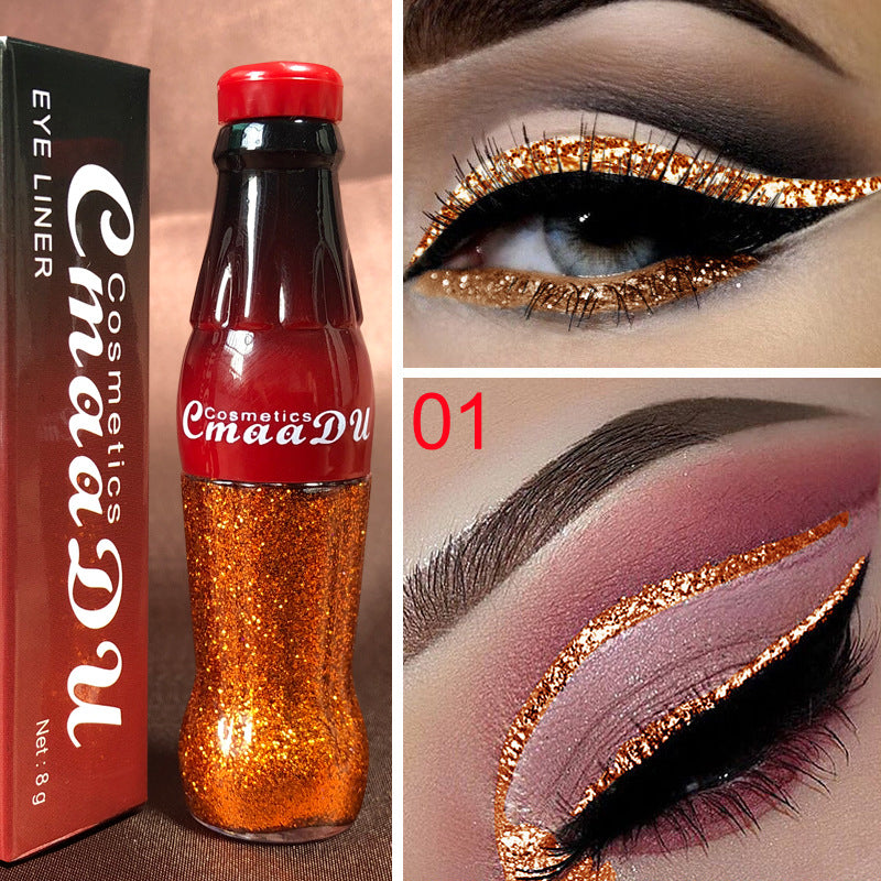 Waterproof Glitter Eyeliner Pencil for Women Party & Daily Makeup - 12 Colors