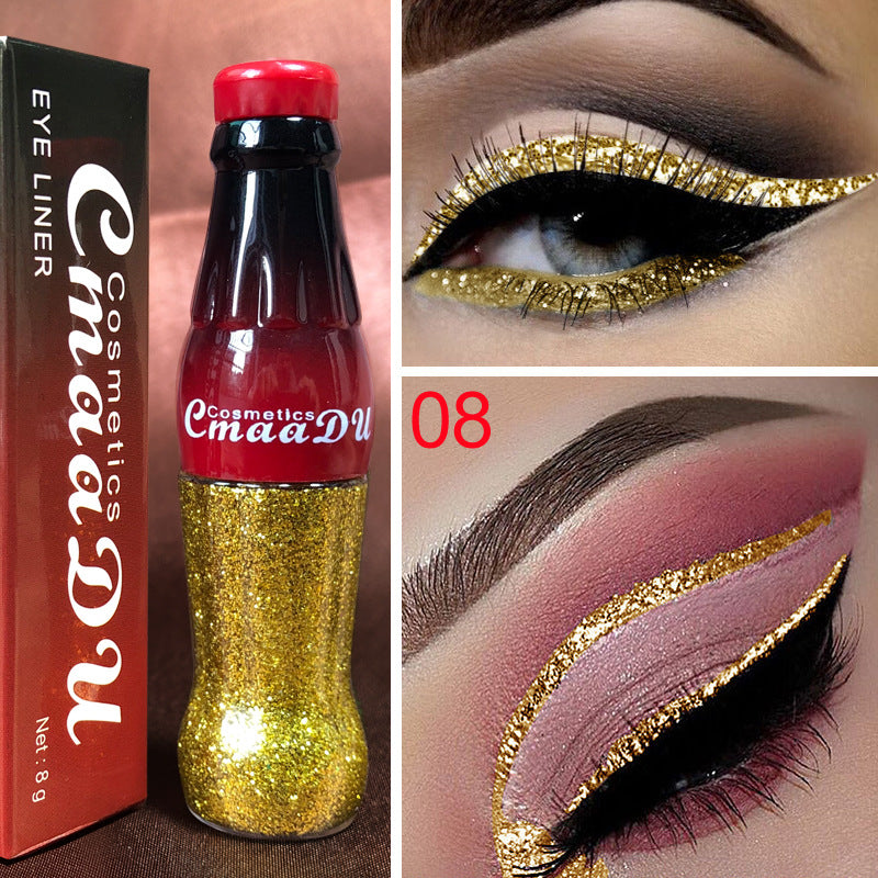 Waterproof Glitter Eyeliner Pencil for Women Party & Daily Makeup - 12 Colors