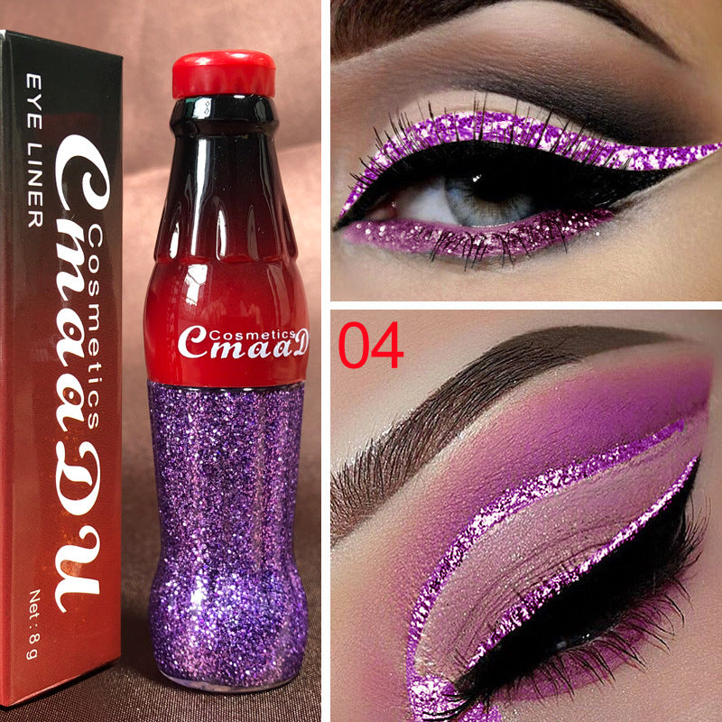Waterproof Glitter Eyeliner Pencil for Women Party & Daily Makeup - 12 Colors