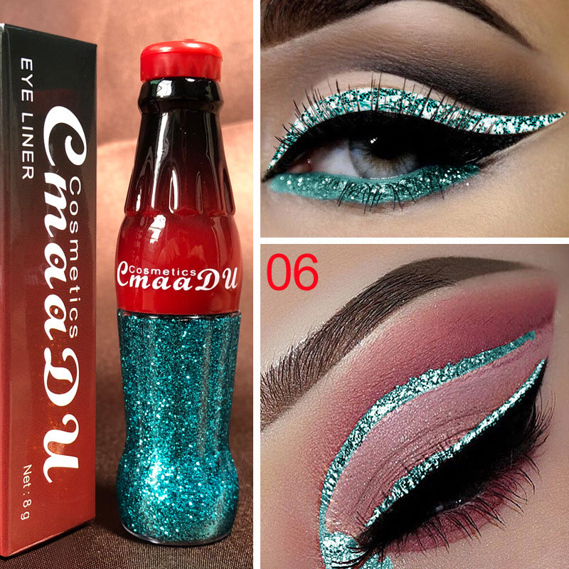 Waterproof Glitter Eyeliner Pencil for Women Party & Daily Makeup - 12 Colors