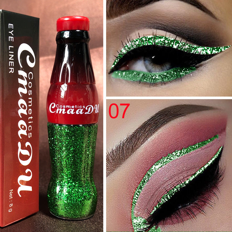 Waterproof Glitter Eyeliner Pencil for Women Party & Daily Makeup - 12 Colors