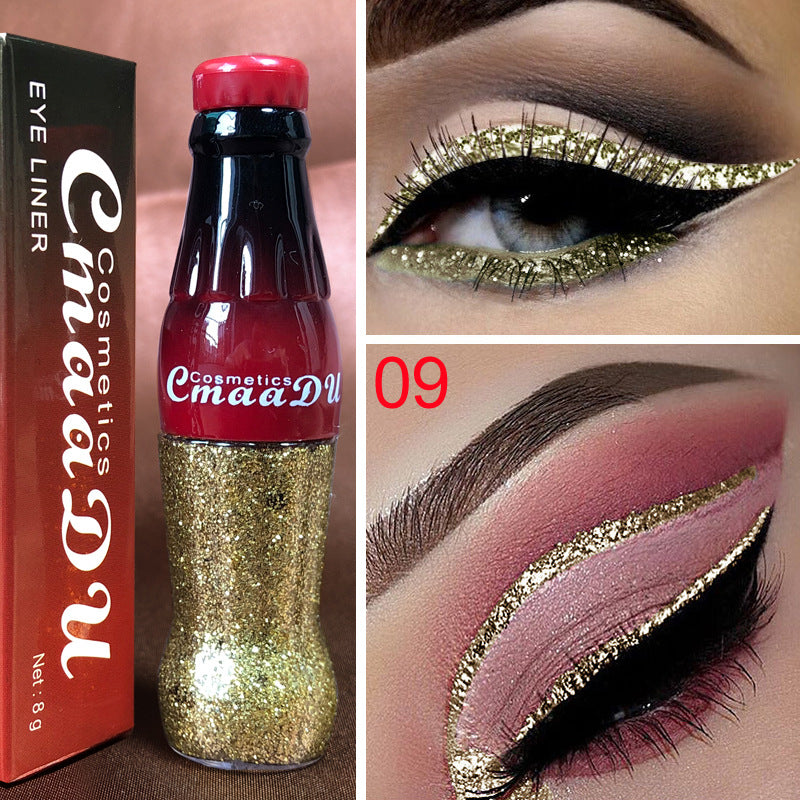 Waterproof Glitter Eyeliner Pencil for Women Party & Daily Makeup - 12 Colors