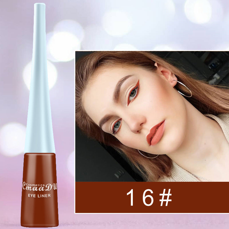 17 Color Liquid Eyeliner Set - Matte, Waterproof, Long-Lasting Eye Makeup