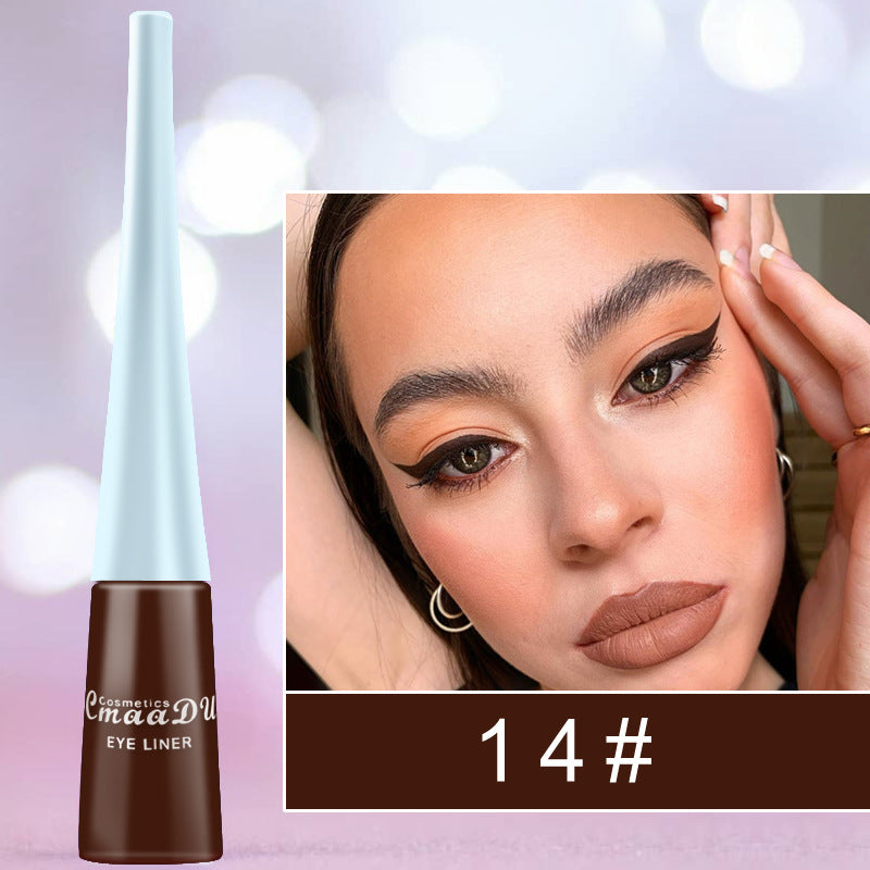 17 Color Liquid Eyeliner Set - Matte, Waterproof, Long-Lasting Eye Makeup