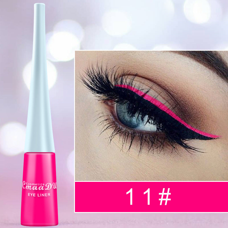 17 Color Liquid Eyeliner Set - Matte, Waterproof, Long-Lasting Eye Makeup