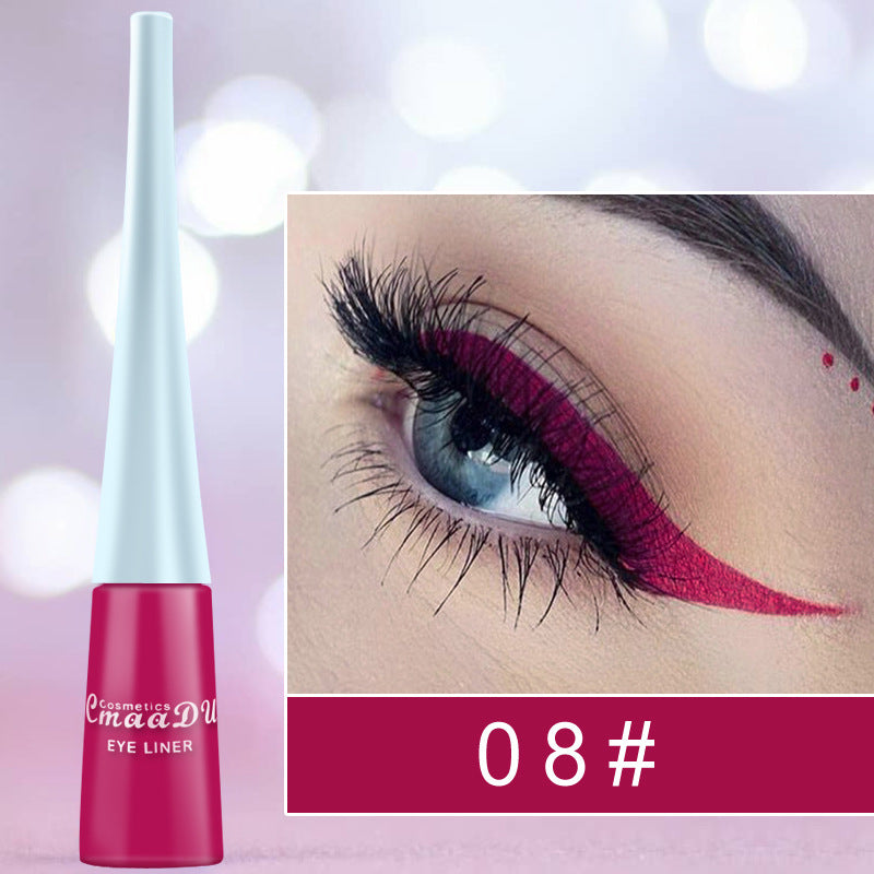 17 Color Liquid Eyeliner Set - Matte, Waterproof, Long-Lasting Eye Makeup