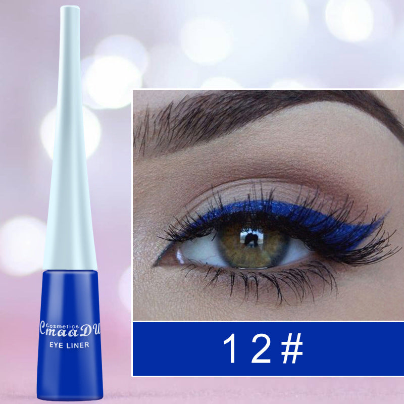 17 Color Liquid Eyeliner Set - Matte, Waterproof, Long-Lasting Eye Makeup