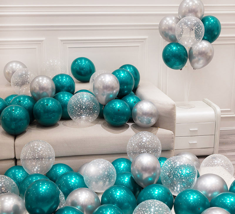 Blue Balloon Decorations for Birthday Party - Romantic Surprise Wall Decor