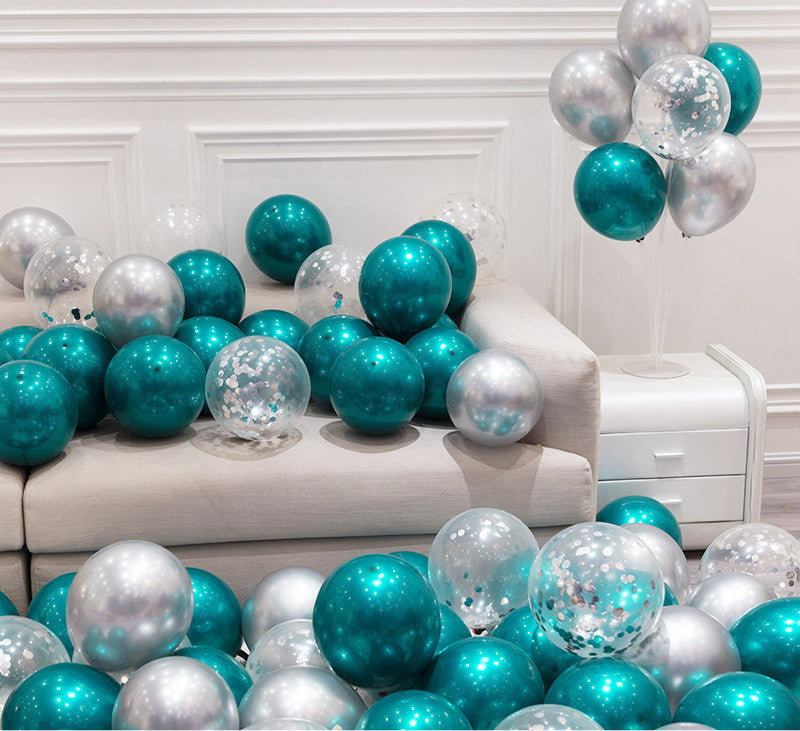 Blue Balloon Decorations for Birthday Party - Romantic Surprise Wall Decor