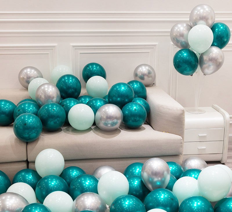 Blue Balloon Decorations for Birthday Party - Romantic Surprise Wall Decor