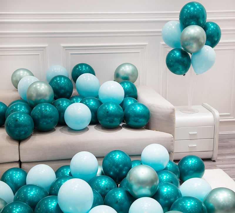 Blue Balloon Decorations for Birthday Party - Romantic Surprise Wall Decor