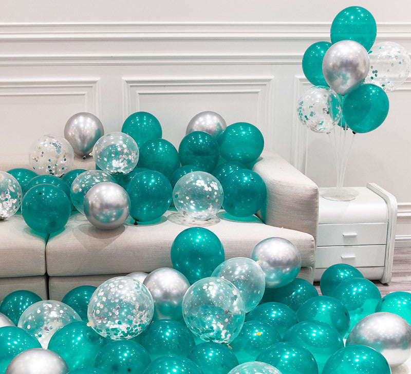 Blue Balloon Decorations for Birthday Party - Romantic Surprise Wall Decor