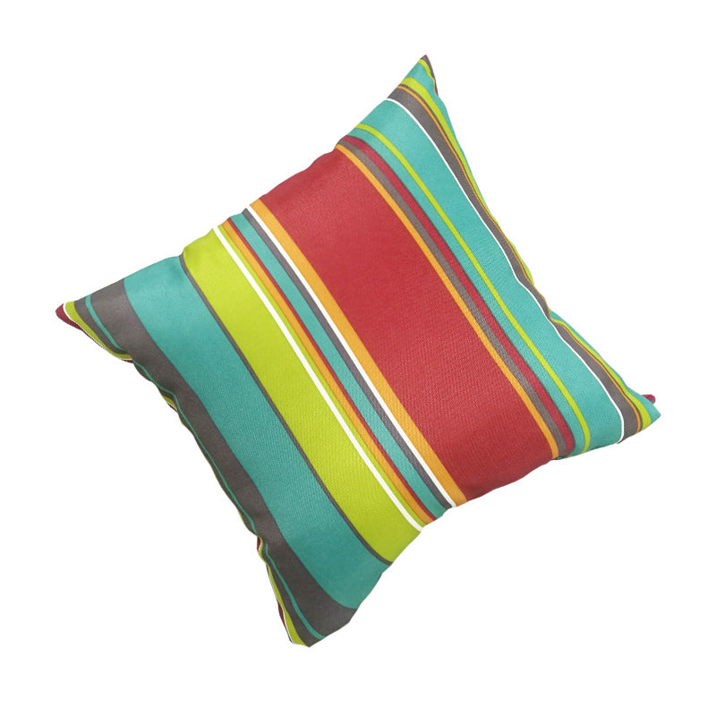 Ethnic Style Striped Cotton Office Pillow 45x45cm Home Decor Cushion