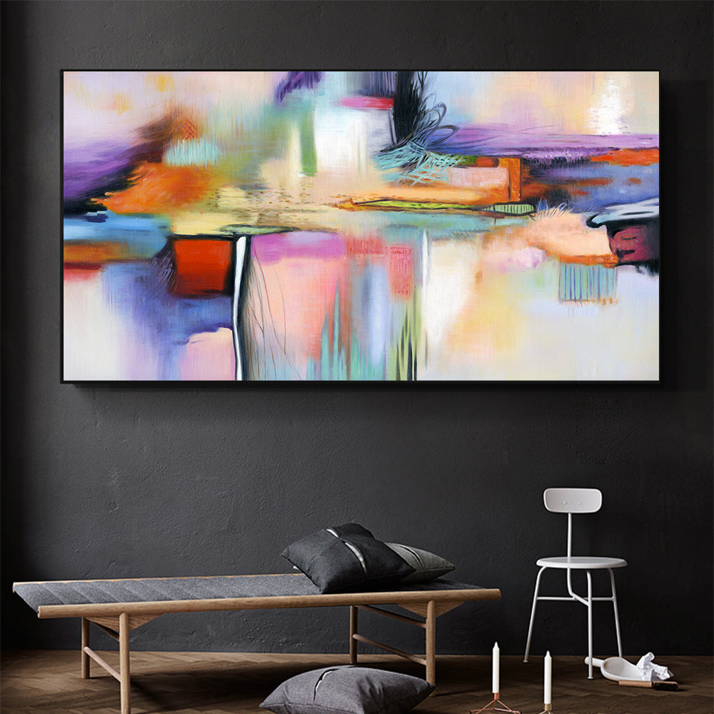 Modern Abstract Canvas Wall Art for Living Room Decor - Multiple Sizes