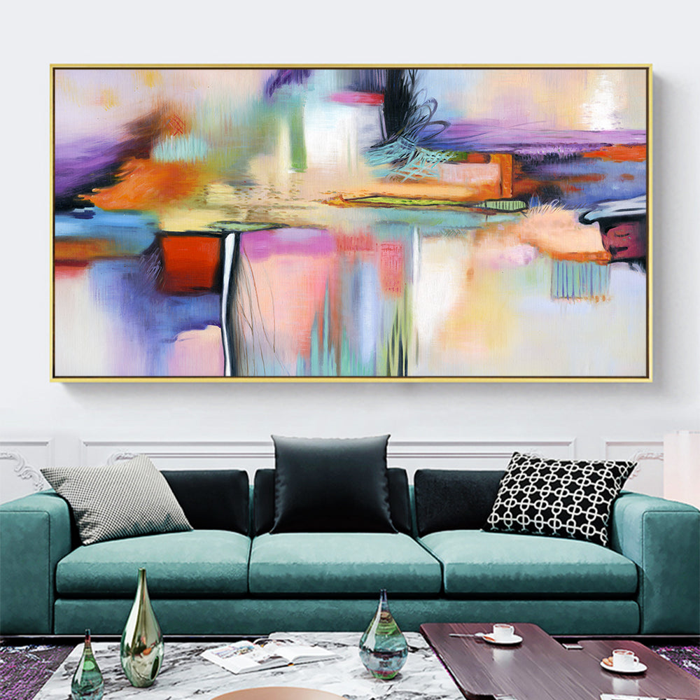 Modern Abstract Canvas Wall Art for Living Room Decor - Multiple Sizes