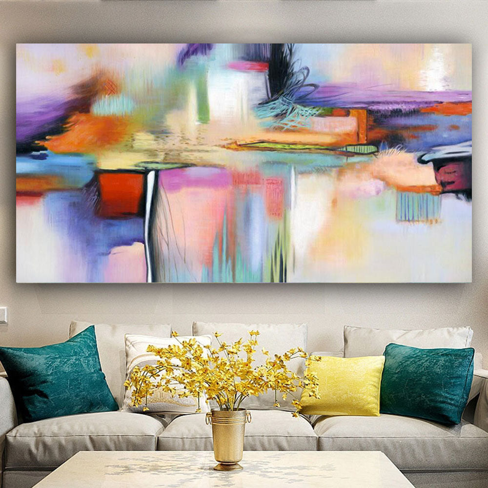 Modern Abstract Canvas Wall Art for Living Room Decor - Multiple Sizes