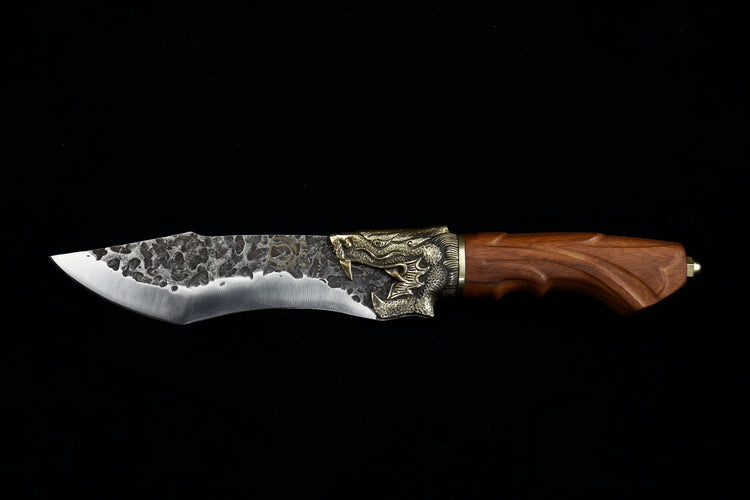 Faucet Bone Knife - Kitchen & Dining Tool with Rosewood Handle, 14cm Blade