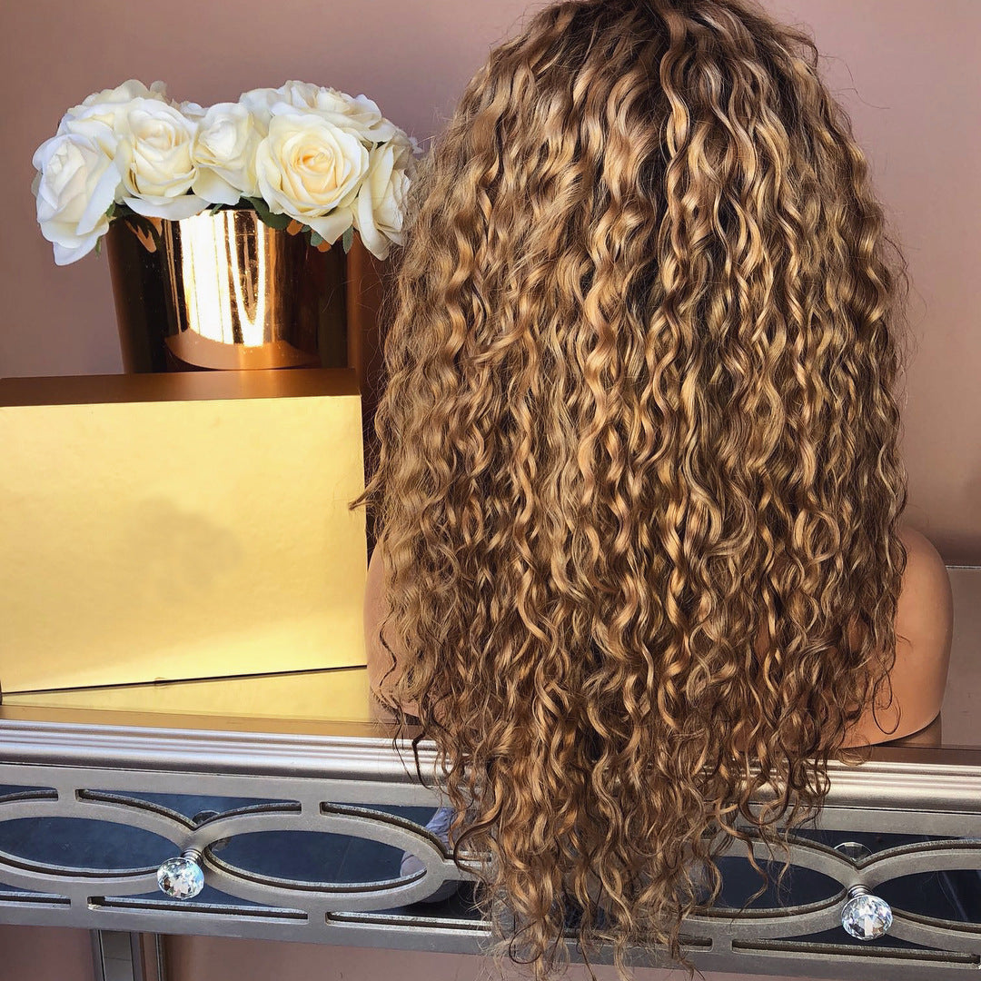 Small Curly Synthetic Wig with Long Wave Hair - High Temp Resistant, Multiple Colors