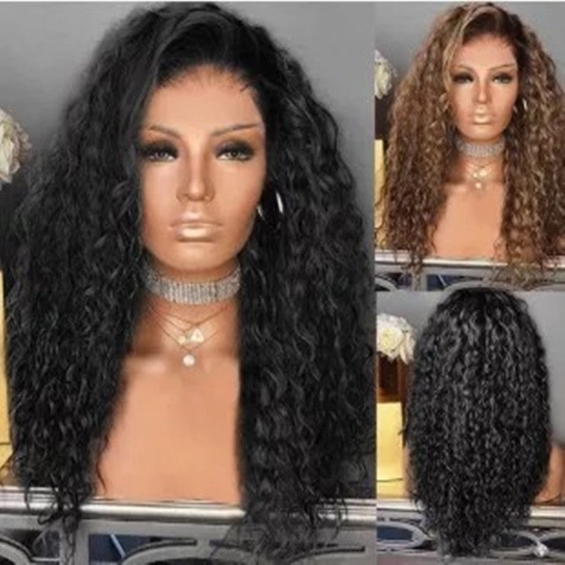 Small Curly Synthetic Wig with Long Wave Hair - High Temp Resistant, Multiple Colors