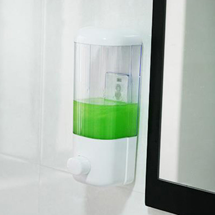 Wall Mounted Soap Dispenser Holder Modern Hand Press Bathroom Storage