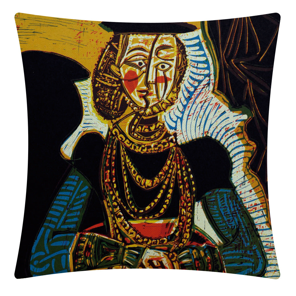 Home & Garden Linen Car Pillow Sofa Cushion Cover - Multiple Colors