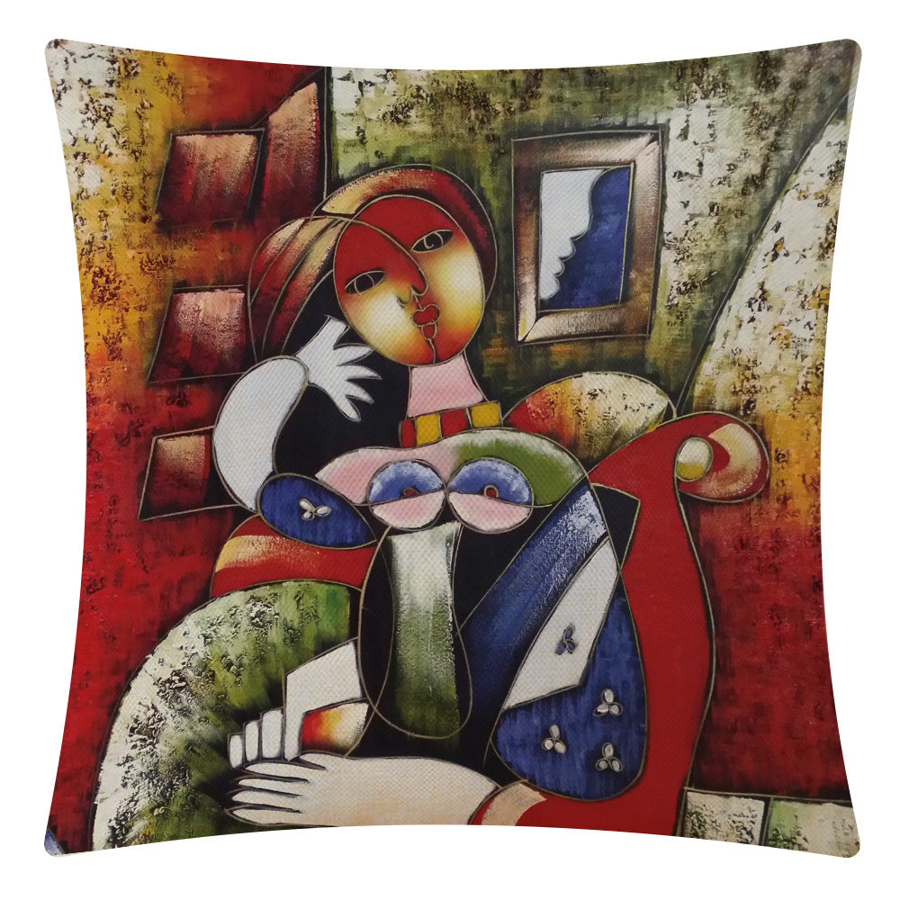 Home & Garden Linen Car Pillow Sofa Cushion Cover - Multiple Colors