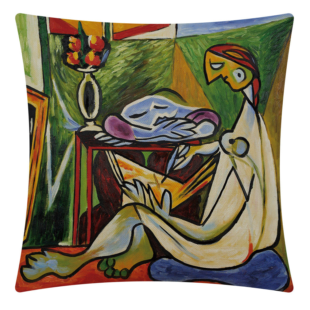 Home & Garden Linen Car Pillow Sofa Cushion Cover - Multiple Colors