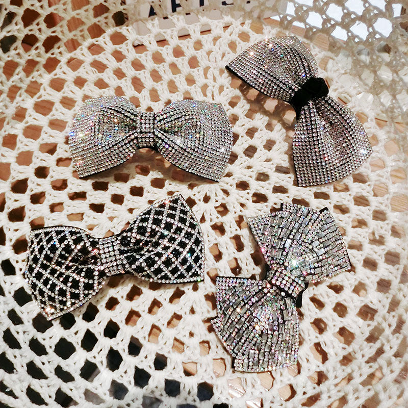 Diamond Bowknot Hairpin Hair Clip - Multiple Styles