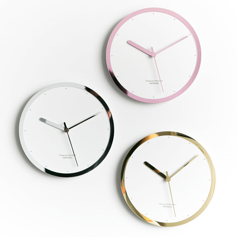 12-Inch Modern Minimalist Wall Clock for Living Room & Office