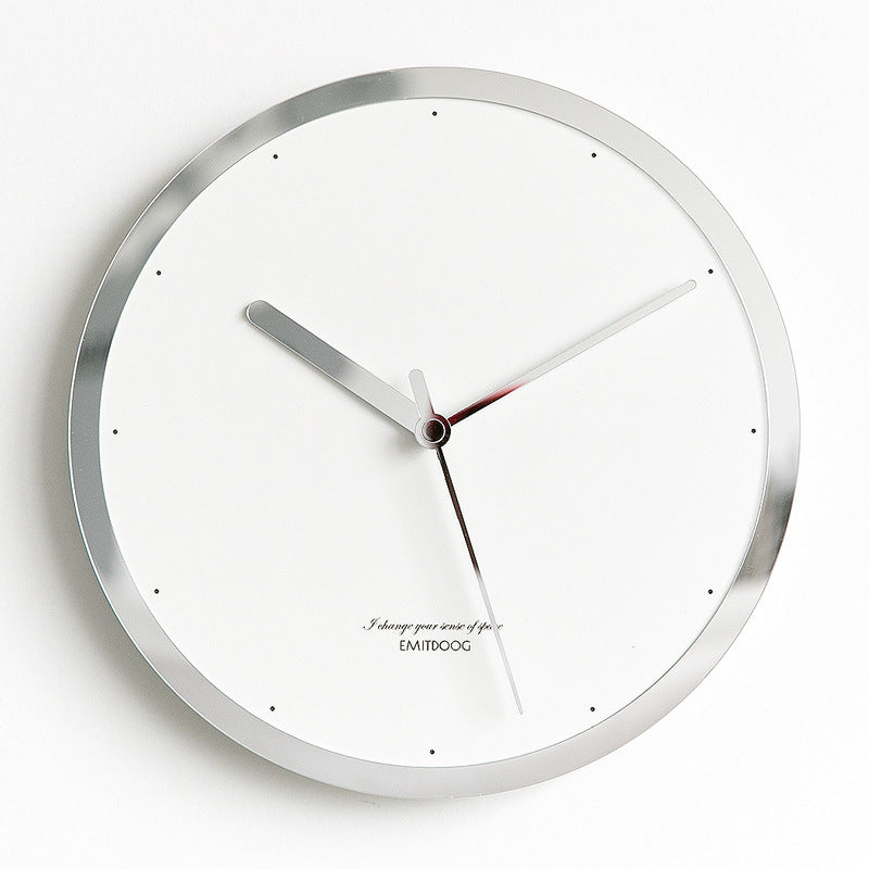 12-Inch Modern Minimalist Wall Clock for Living Room & Office