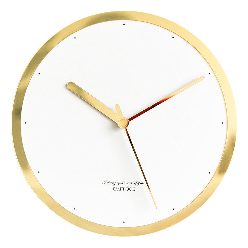 12-Inch Modern Minimalist Wall Clock for Living Room & Office