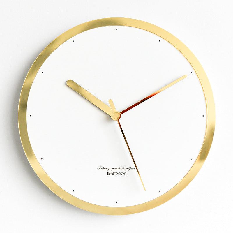 12-Inch Modern Minimalist Wall Clock for Living Room & Office