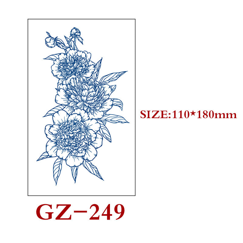 Waterproof Semi-Permanent Tattoo Stickers for Body Art - Assorted Styles