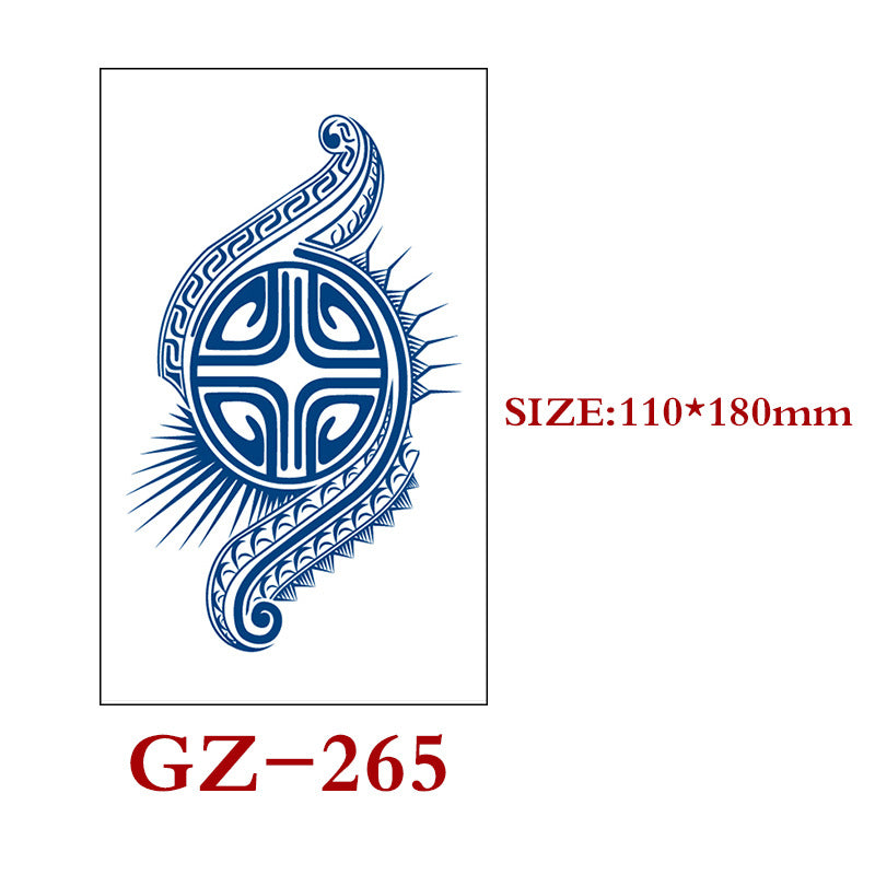Waterproof Semi-Permanent Tattoo Stickers for Body Art - Assorted Styles
