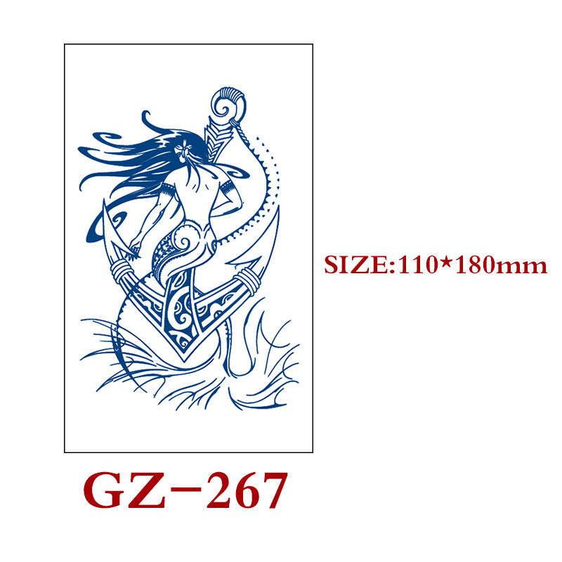 Waterproof Semi-Permanent Tattoo Stickers for Body Art - Assorted Styles