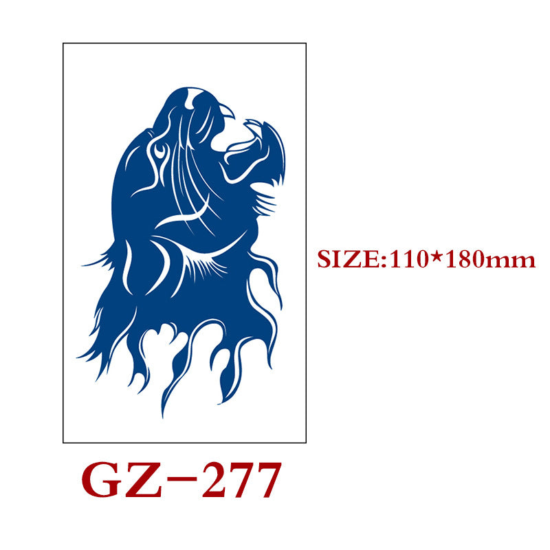 Waterproof Semi-Permanent Tattoo Stickers for Body Art - Assorted Styles