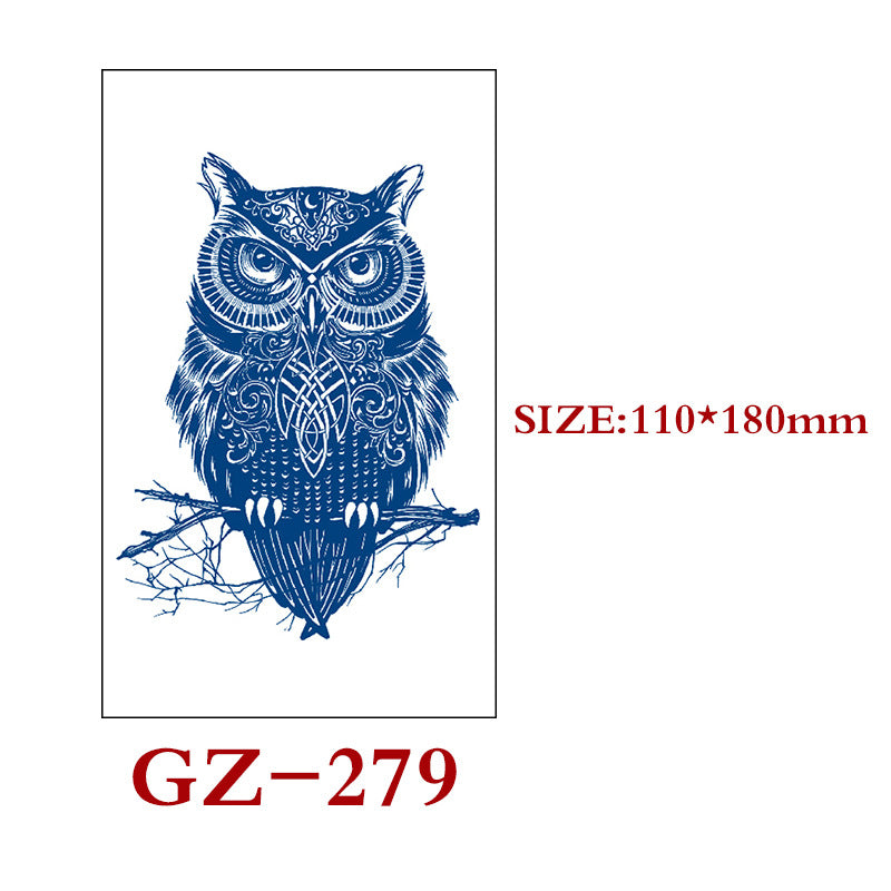 Waterproof Semi-Permanent Tattoo Stickers for Body Art - Assorted Styles