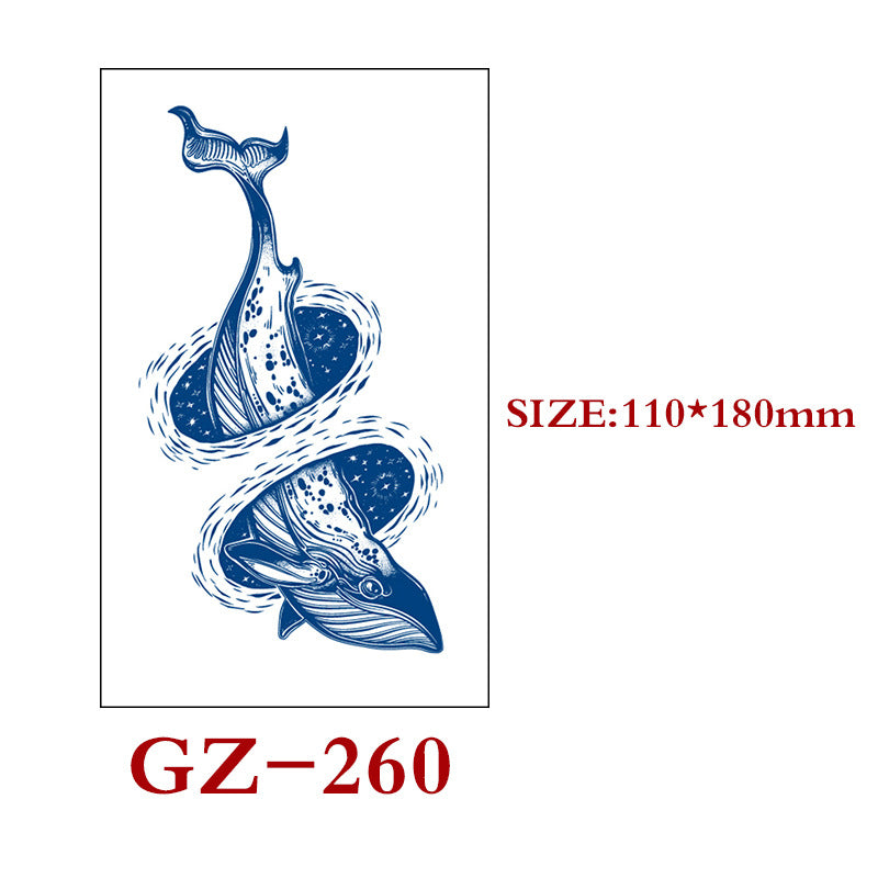 Waterproof Semi-Permanent Tattoo Stickers for Body Art - Assorted Styles