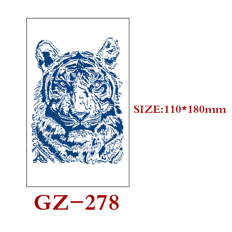 Waterproof Semi-Permanent Tattoo Stickers for Body Art - Assorted Styles