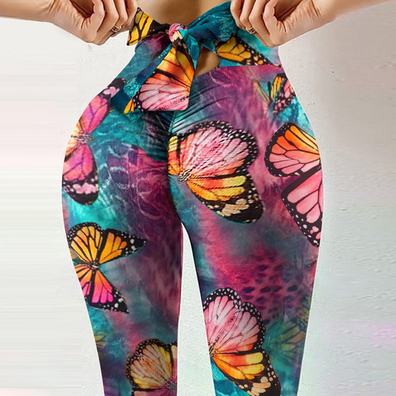 Hip-Lifting Yoga Pants for Women - Stretch Fitness Leggings