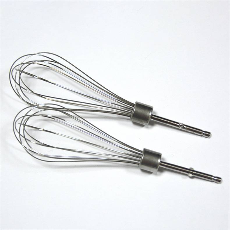 Food Grade Stainless Steel Egg Beater - Silver, 1 Piece