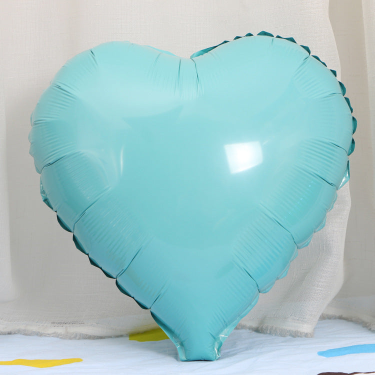 18-Inch Heart-Shaped Aluminum Film Balloon Christmas Holiday Decor