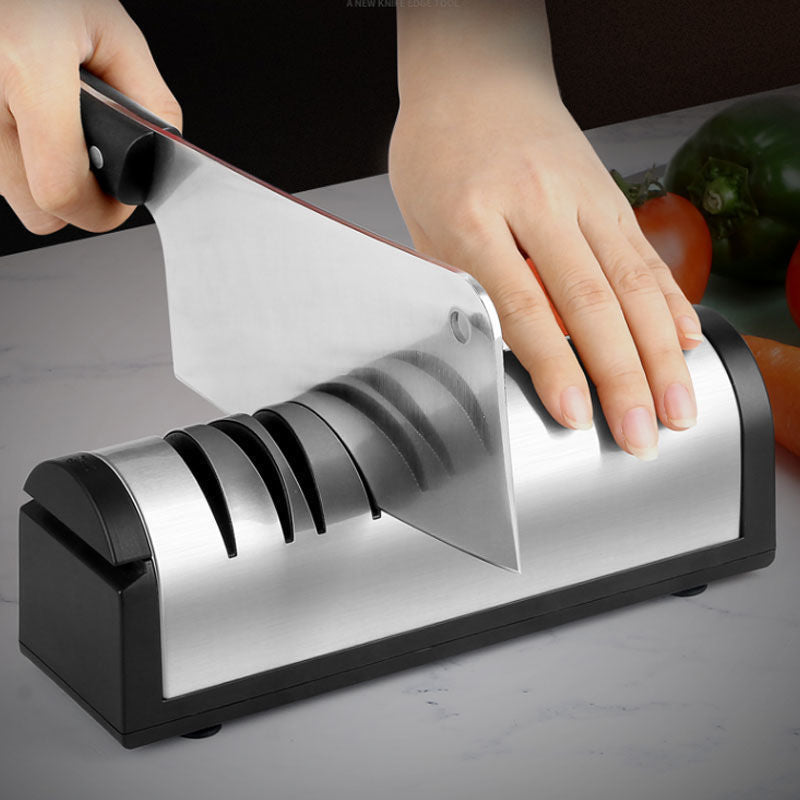 Electric Knife Sharpener for Household Use - Rechargeable Kitchen Tool