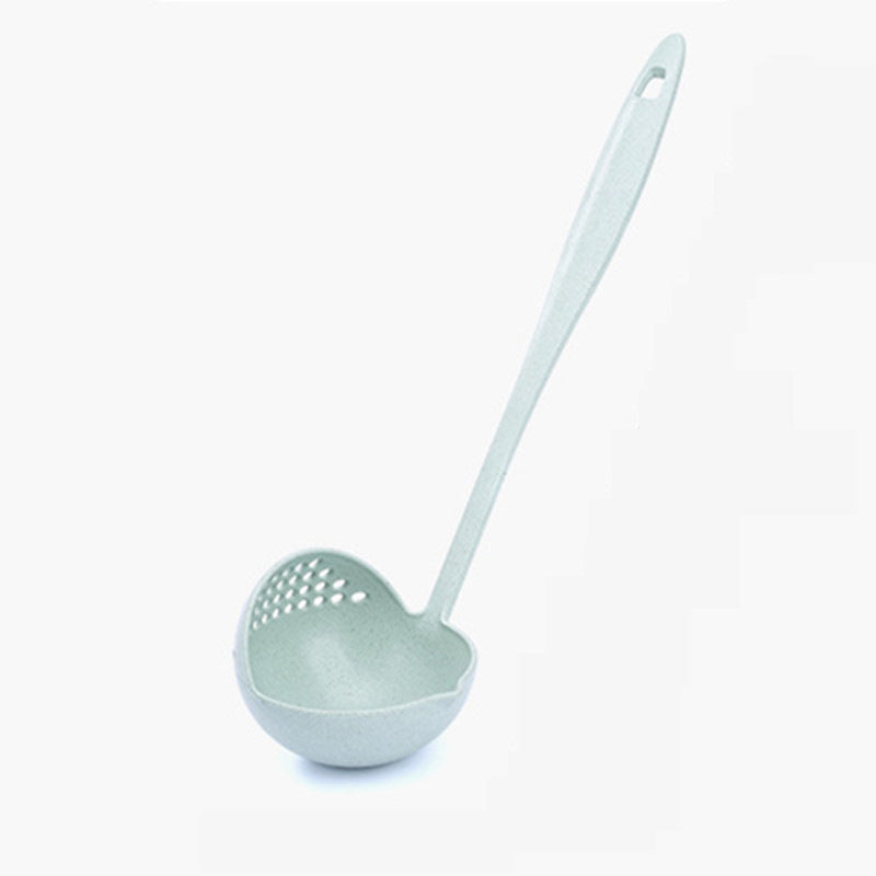 Creative Wheat Straw Two-in-One Kitchen Spoon - Eco-Friendly Utensil