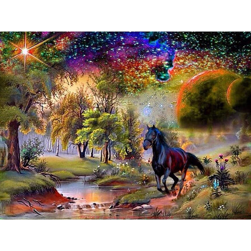 Diamond Painting Kit Full Embroidered Starry Sky DIY Cross Stitch Home Decor