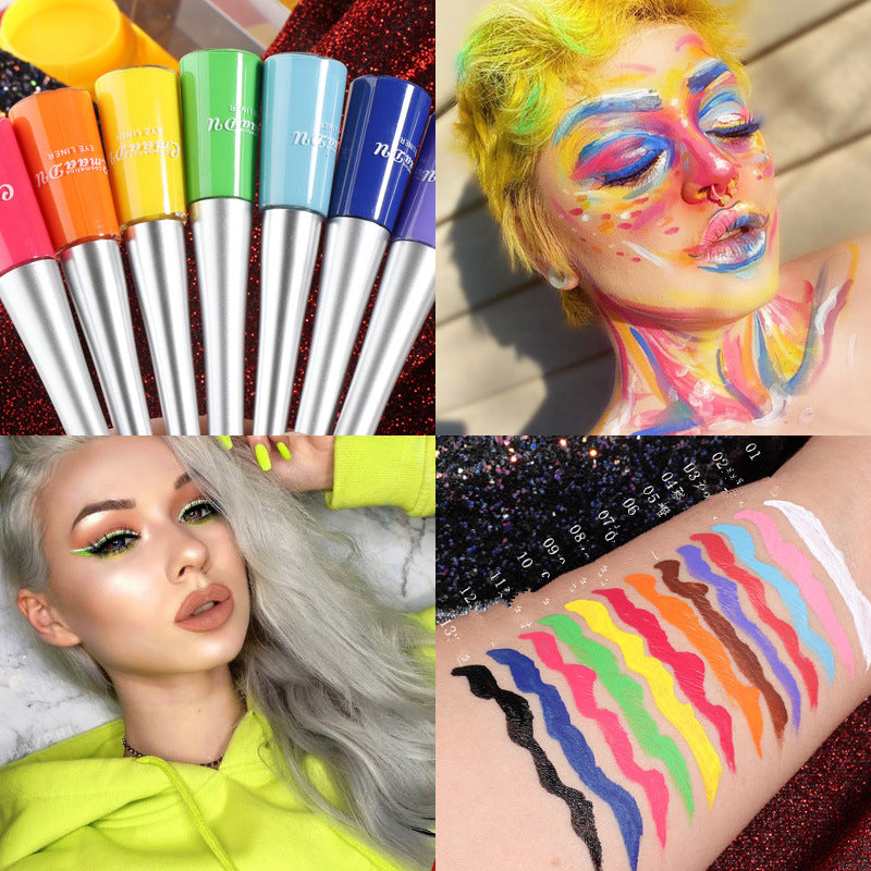 17 Color Liquid Eyeliner Set - Matte, Waterproof, Long-Lasting Eye Makeup